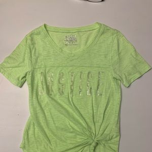 Neon green girls shirt